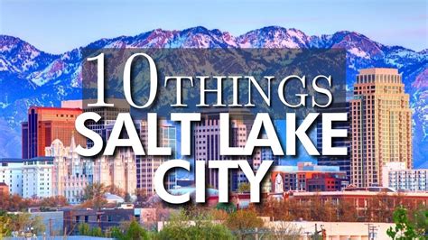 Top 10 Things To Do In Salt Lake City Utah Youtube
