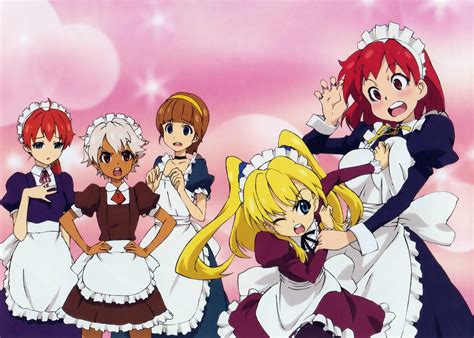 Anime Characters In Maid Uniform Hd Wallpaper Wallpaper Flare