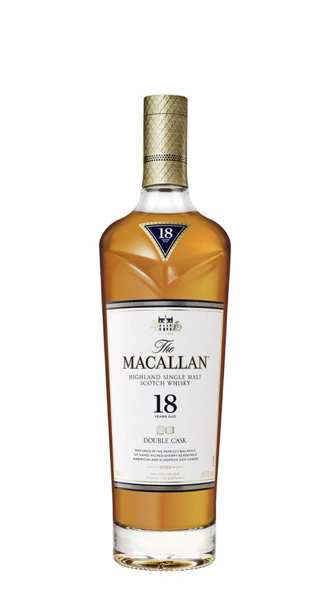 the macallan 18 y o double cask 2022 single malt whisky 40° 70cl