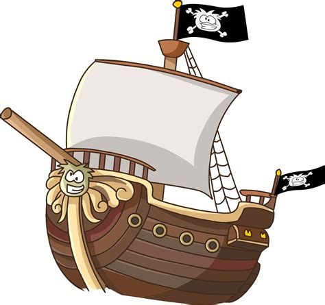 Cartoon Pirate Ship Clipart Best