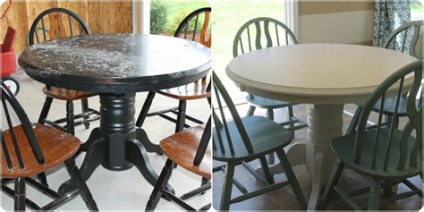 With some of our favorite chalk paint, this dining table brought the whole room together. The Four P's of Refinishing Furniture with Paint :: How to Paint a Table