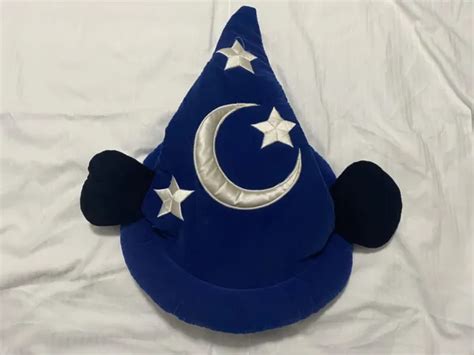 Mickey Mouse Fantasia Sorcerers Ears Apprentice Hat Walt Disney World