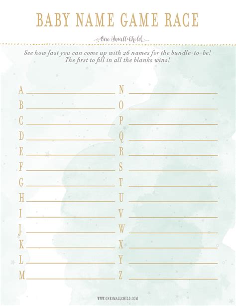 We did not find results for: Free Printable Baby Shower Games | One Small Child