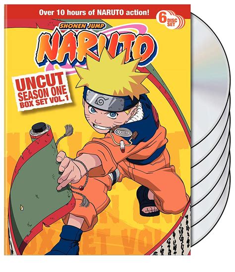 Naruto Uncut Box Set Season 1 Vol 1 By Viz Media Movies