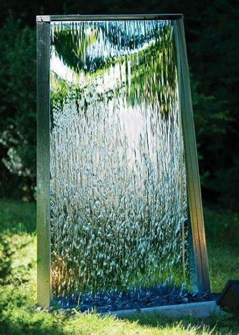 create a soothing oasis build a glass waterfall for your backyard with these 3 essentials diy