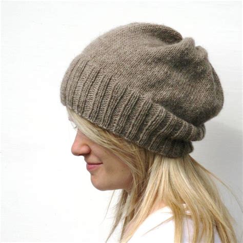 DK Eco Slouchy Hat Knitting pattern by Haloopa Joop | Knitting Patterns ...