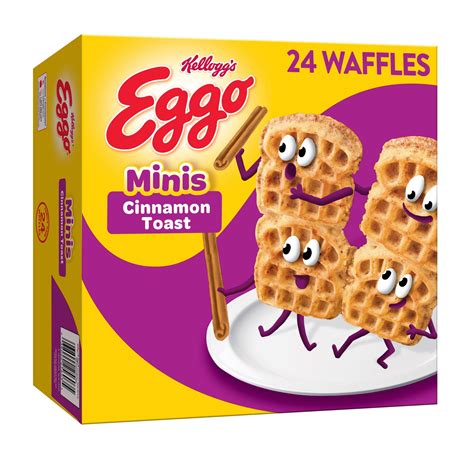 Eggo Frozen Mini Waffles Cinnamon Toast 258 Oz Frozen