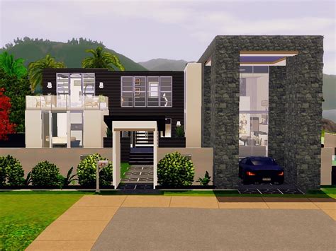 Sims 4 Modern House Floor Plans