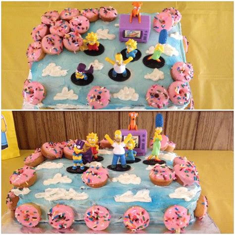 The Simpsons Birthday Cake Created For A Simpsons Fanatic Simpsons
