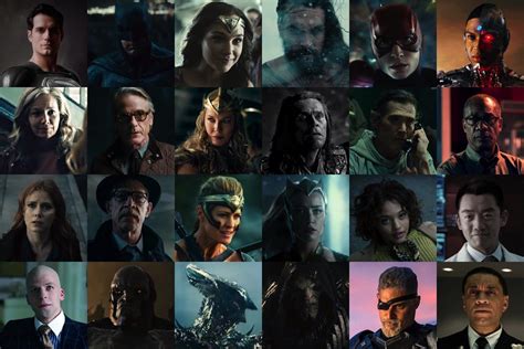 Appreciation The Cast And Characters Of Zack Snyders Justice League