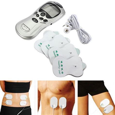 Electronic Pulse Meridian Massager Muscle Relax Stimulator Electrotherapy 4 Pads Ebay