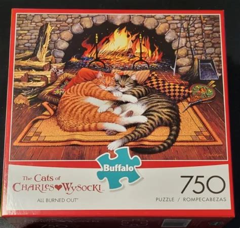 Andall Burned Outand The Cats Of Charles Wysocki 750 Pc Puzzle 4 99 Picclick