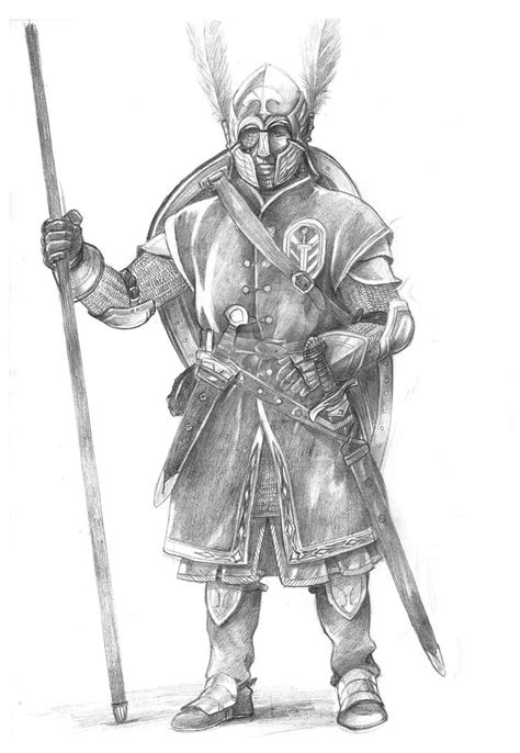 Soldier Of Gondor By Abepapakhian On Deviantart