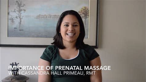 importance of prenatal massage youtube