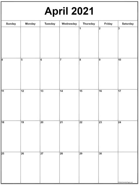 That's all about the 2021 calendar printable. April 2021 Vertical Calendar | Portrait