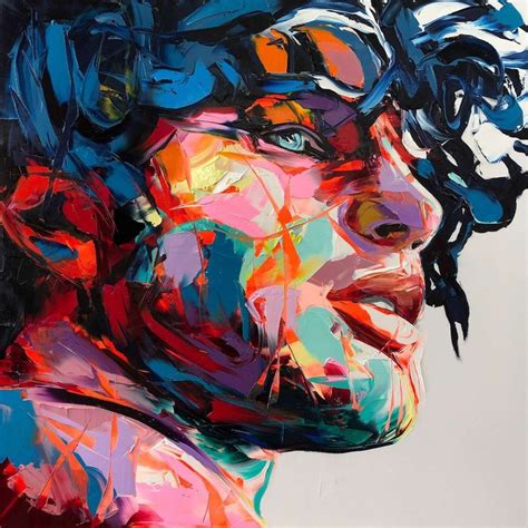 Dynamic Palette Knife Portraits Beautifully Balance Order With Chaos In