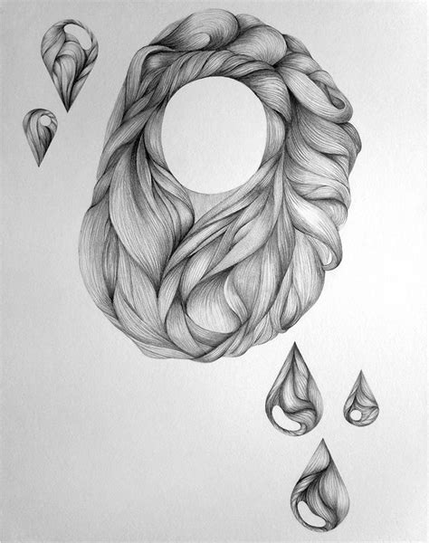 Hair Abstraction On Behance How To Draw Hair Drawings Abstract