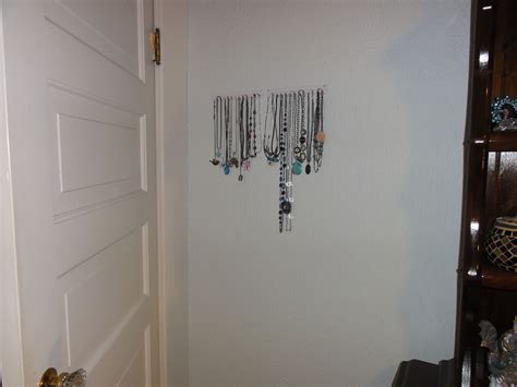 More images for organizer behind door » Necklace hangers on wall behind door. | Plastic adhesive ...