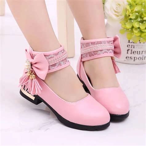 Buy Girls Shoes For Party Wedding Butterfly Knot