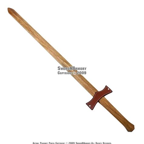 Medieval Practice Wooden Waster Knight Long Sword The Sword Has Been