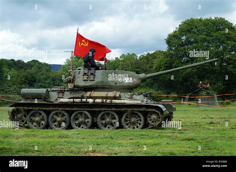T44 Soviet Tan Stock Photo Alamy
