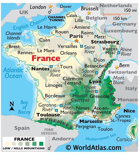 Carte Du Relief De France Carte De France Detaillee Geographie Images