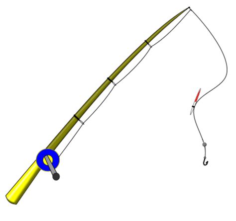 Fishing Rod Clipart Transparent Png Stickpng