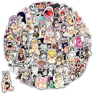 Amazon Com Anime Sexy Girls Stickers Nude Girl Adult Uncensored