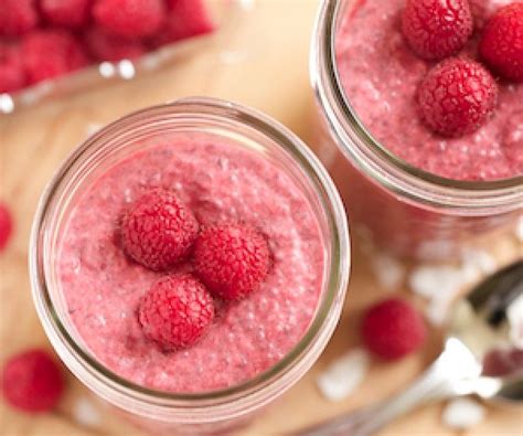 Raspberry Sherbet Chia Pudding Recipe Paleo Inspired Real Food