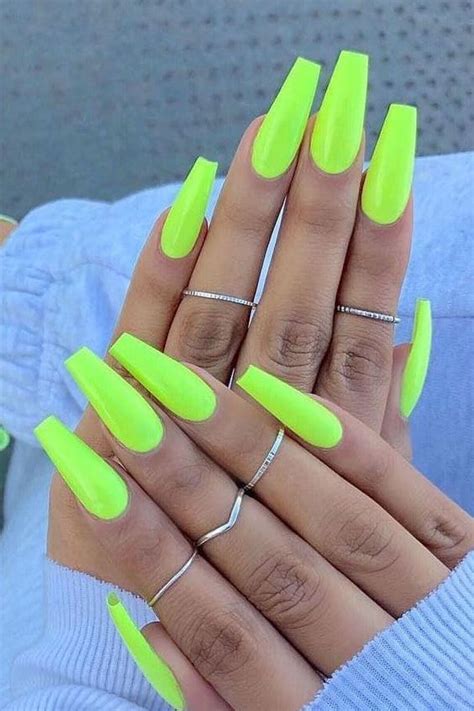 22 Beautiful Gel Nail Designs For Summer Neon Nail Designs Summer Acrylic Nails Neon Acrylic