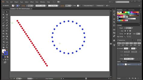 Photoshop have line tool which automatically draw the line the way you want to,please see. How to Make Dotted Lines in Adobe Illustrator - YouTube