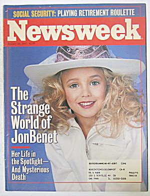 Newsweek Magazine January 20 1997 Jon Benet Ramsey Newsweek At A
