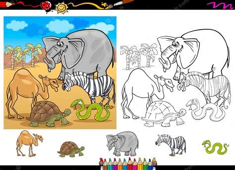 Wildlife Safari Coloring Pages