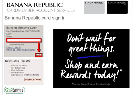 5 points for every $1 spent on gap inc. Banana Republic Credit Card Login | Make a Payment - CreditSpot