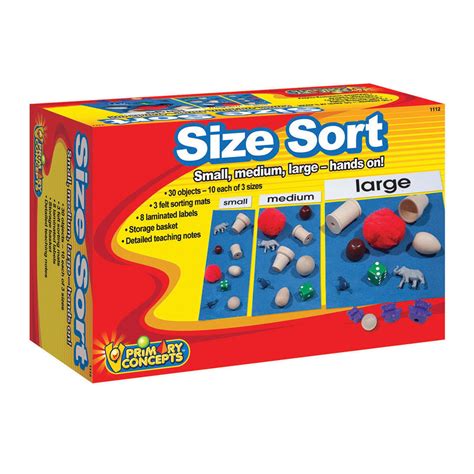Primary Concepts™ Size Sort Object Set