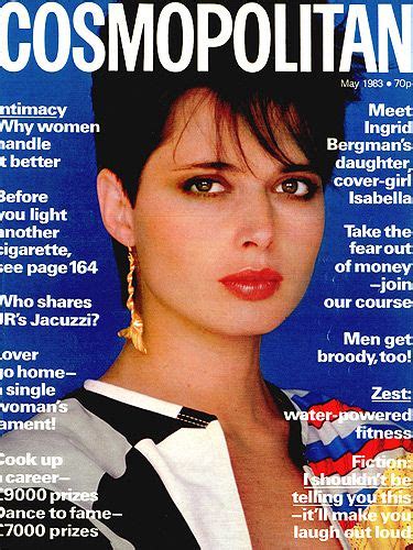 Isabella Rossellini Cosmo Uk May Fashion Magazine Cover Cool Magazine Magazine Covers