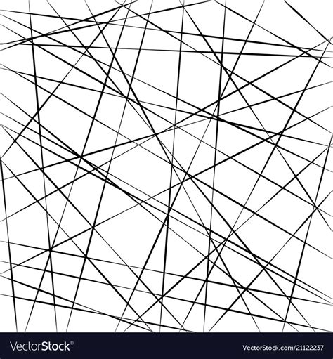 Abstract Geometric Pattern Random Stripe Lines Vector Image