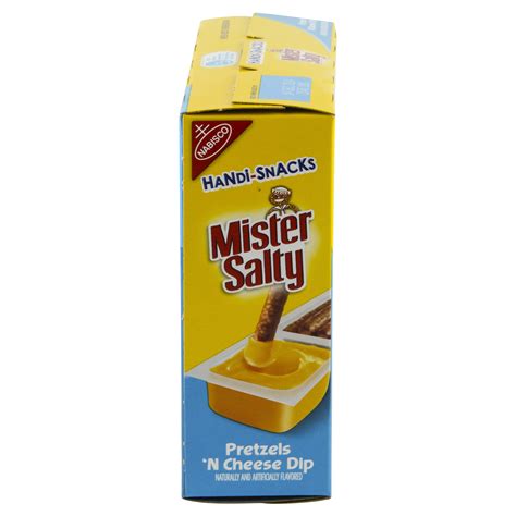 Nabisco Handi Snacks Mister Salty Pretzels N Cheese Dip 6 Ct Crackers