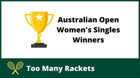 Australian Open Womens Singles Winners 1969 To 2024 1969 2024