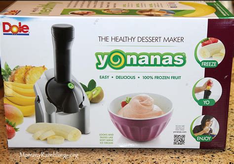 Yonanas Healthy Dessert Maker Review And Giveaway Mommy