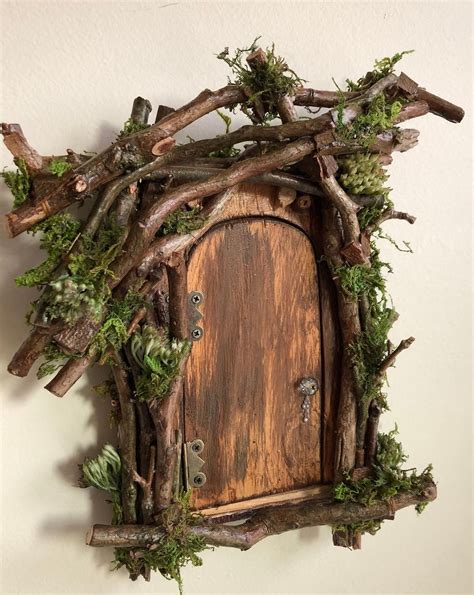 Fairy Door Each One Of A Kind Handcrafted By Olive Fairy Etsy Fairy