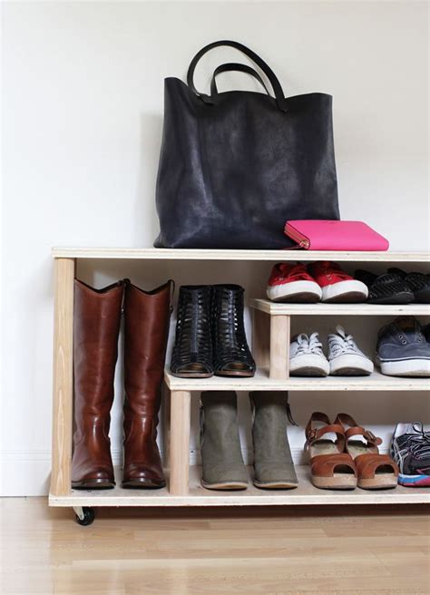 Diy shoes rack ideas is a part of 20 best diy shoe rack ideas for creative home decoration pictures gallery. DIY Shoe Rack For the Entryway or Mudroom | Diy shoe ...