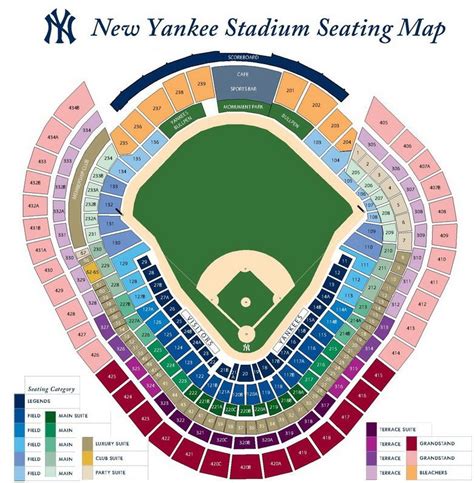 Yankee Stadium Seating Chart Tickpick