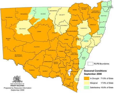 Nsw Drought Map