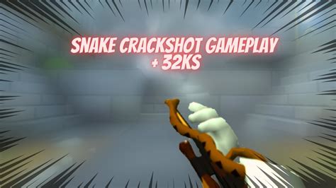 Snake Crackshot Gameplay 32 Killstreak Shell Shockers YouTube