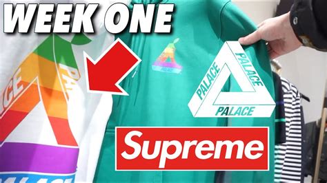 Palace And Supreme Week One In Store Pickups Youtube