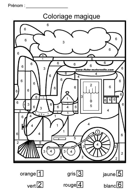 Resultado de imagem para coloriage magique pour enfants en français