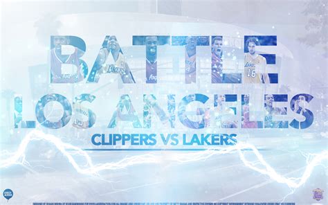 Lakers vs Clippers Battle LA Wallpaper by IshaanMishra on DeviantArt