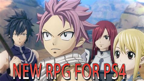 Fairy Tail Ps4 2020 Game Trailer Revealed New Fairy Tail Ps4 Rpg