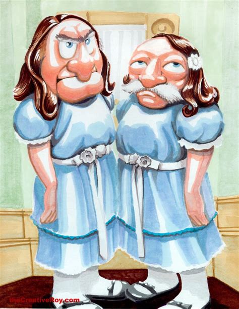 Statler And Waldorf As The Twins In The Shining By Thecreativeroy On